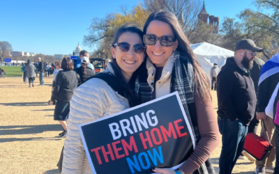 Reflections on the Rally for Israel in Washington D.C.  – Rabbi Leah & Rabbi Joanne